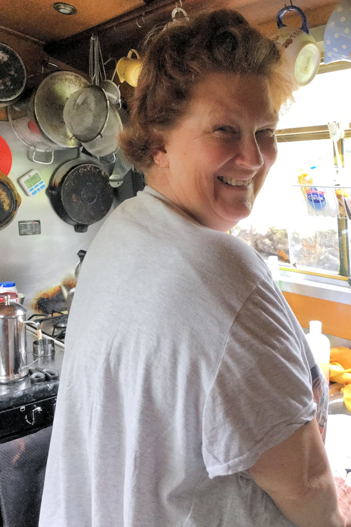 Narrowboat chef photograph